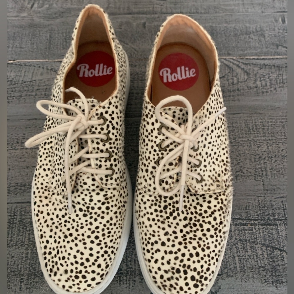 ROLLIE Nation Sneakers Womens
39 US 8 Derby City Snow Leopard
Platform Pony Hair - Picture 2 of 9